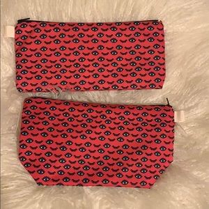 Set of 2 evil eye pouches